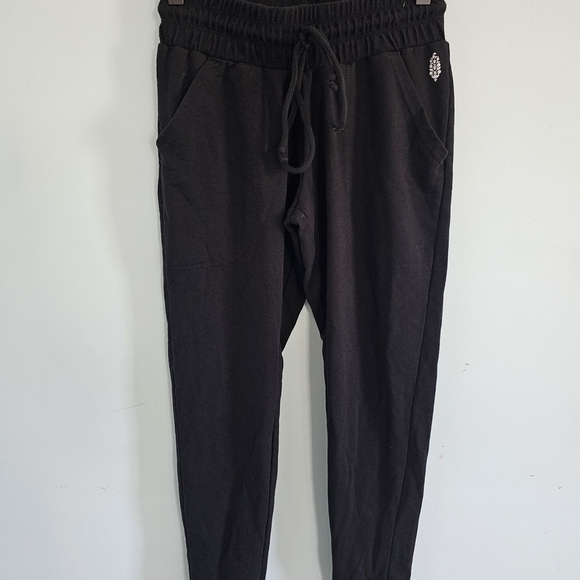 Free People Movement Black Joggers with Drawstring Waist Size XS - Picture 1 of 3